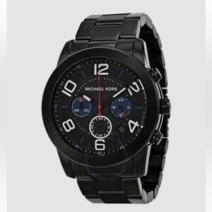 MICHAEL KORS Mercer Chronograph Black IP Stainless Steel Men's Watch